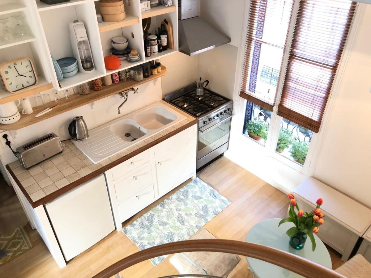 Paris Petit Appartement Lumineux Et Atypique エクステリア 写真
